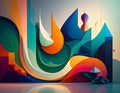 Modern Abstract Art Print – Luxury Geometric Shapes | Digital Download Wall Art